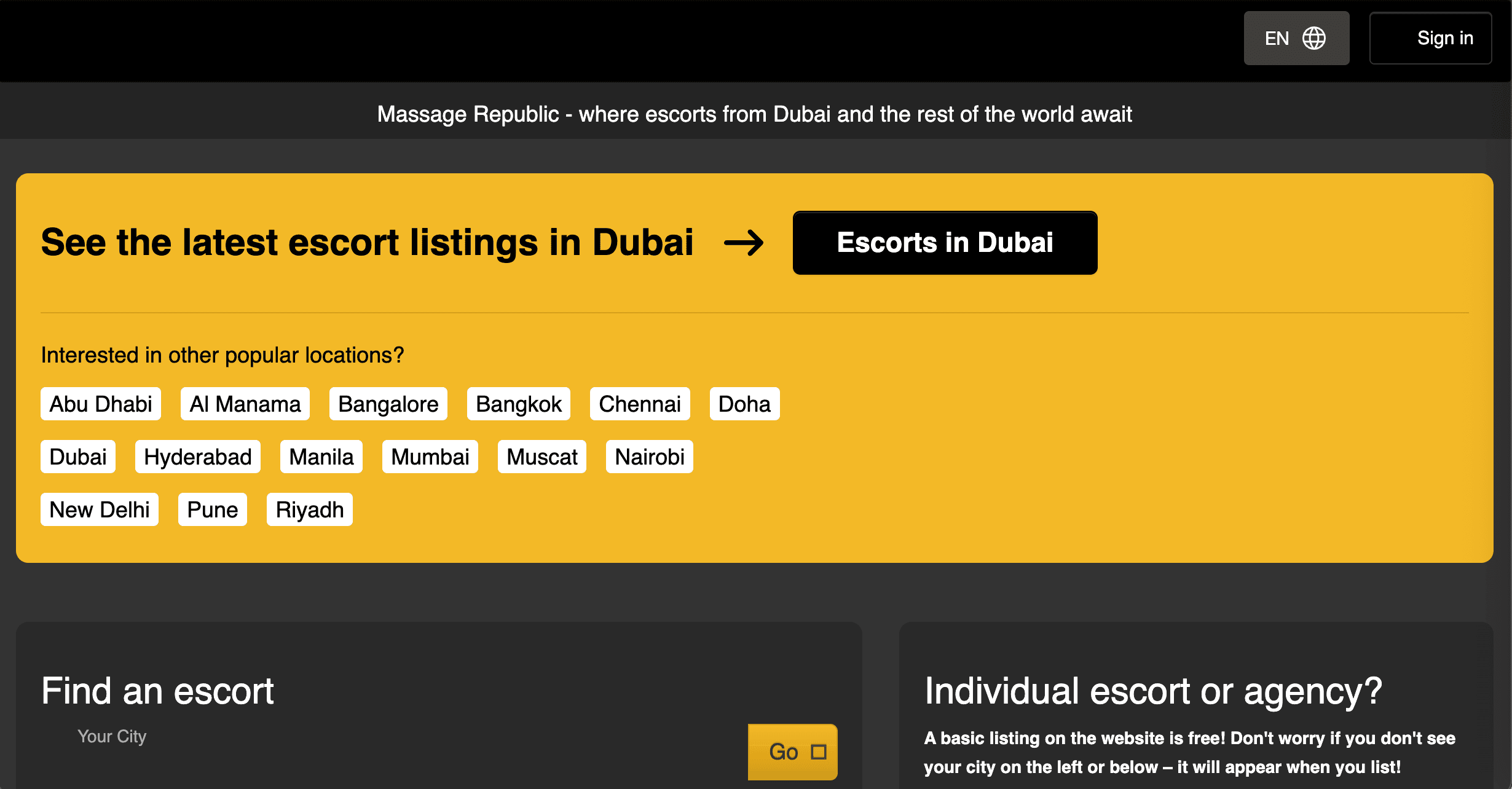 Escort Directories