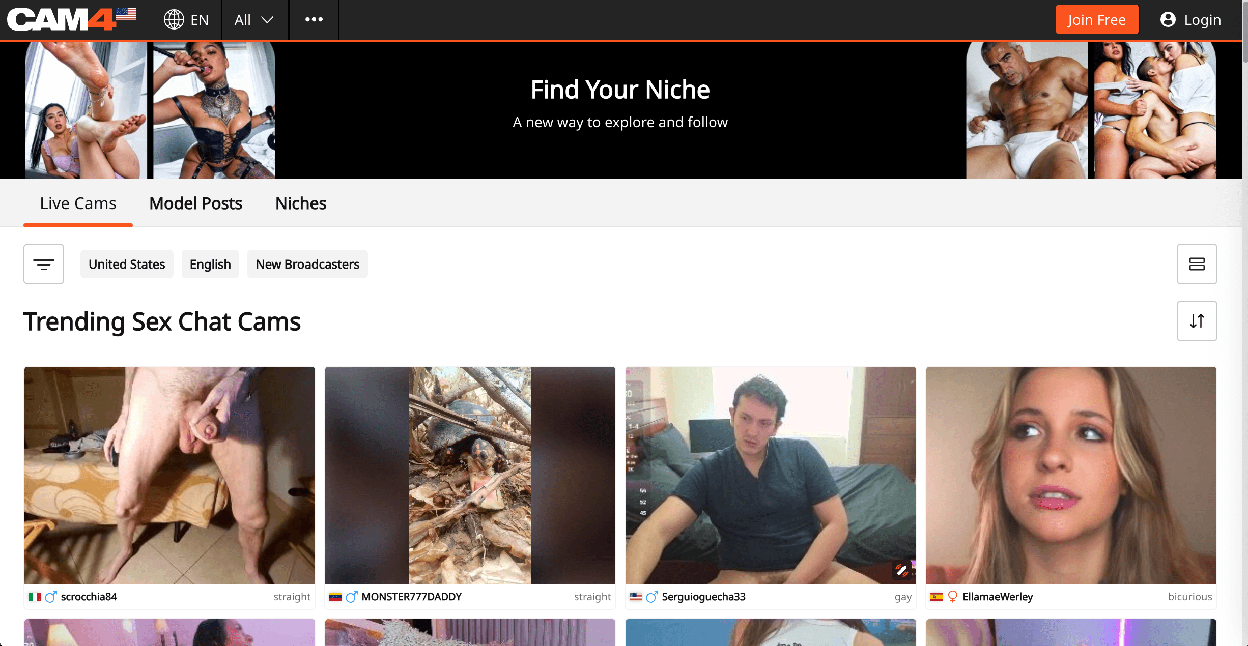 Cam4 preview