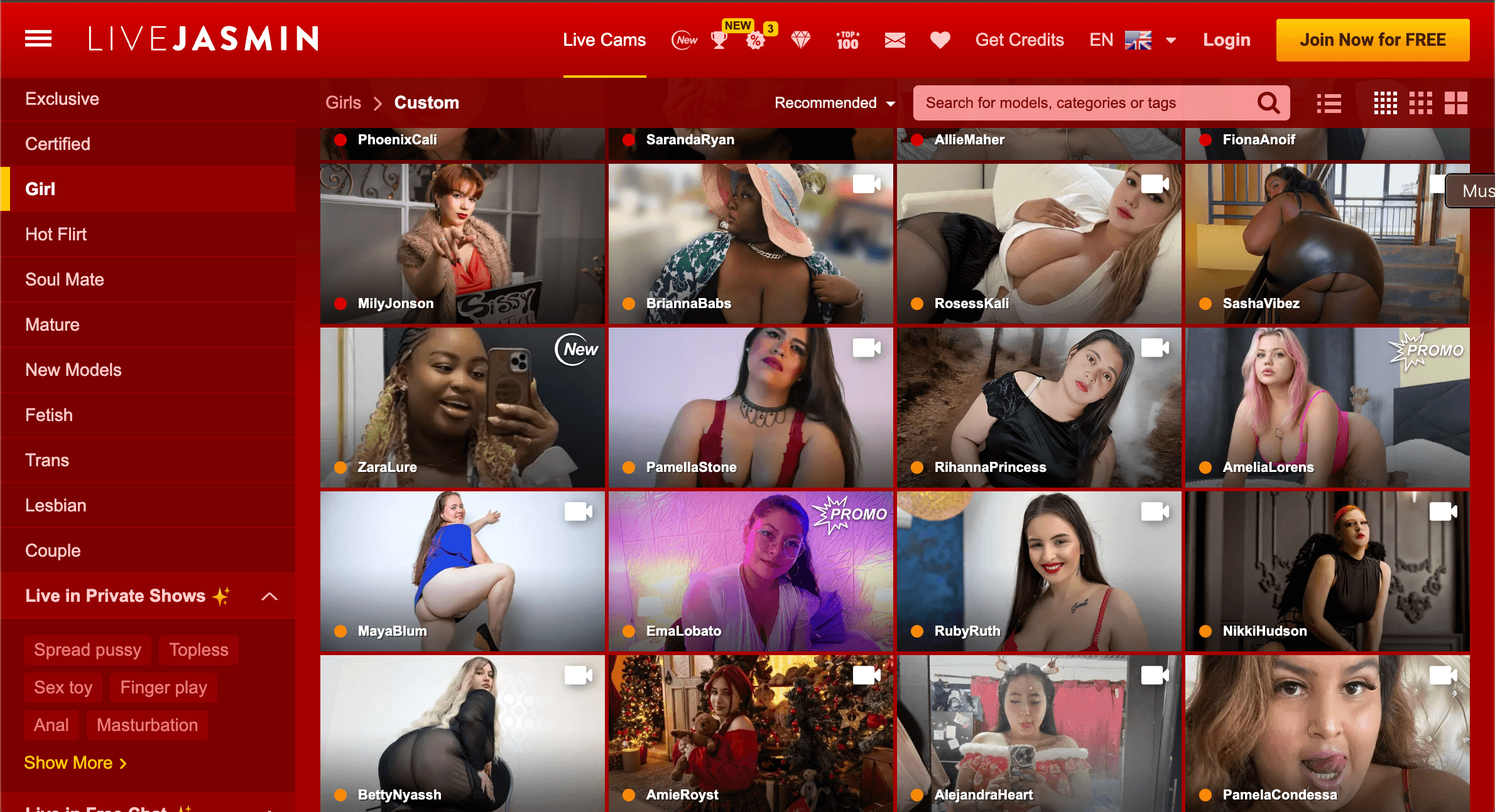 LiveJasmin preview